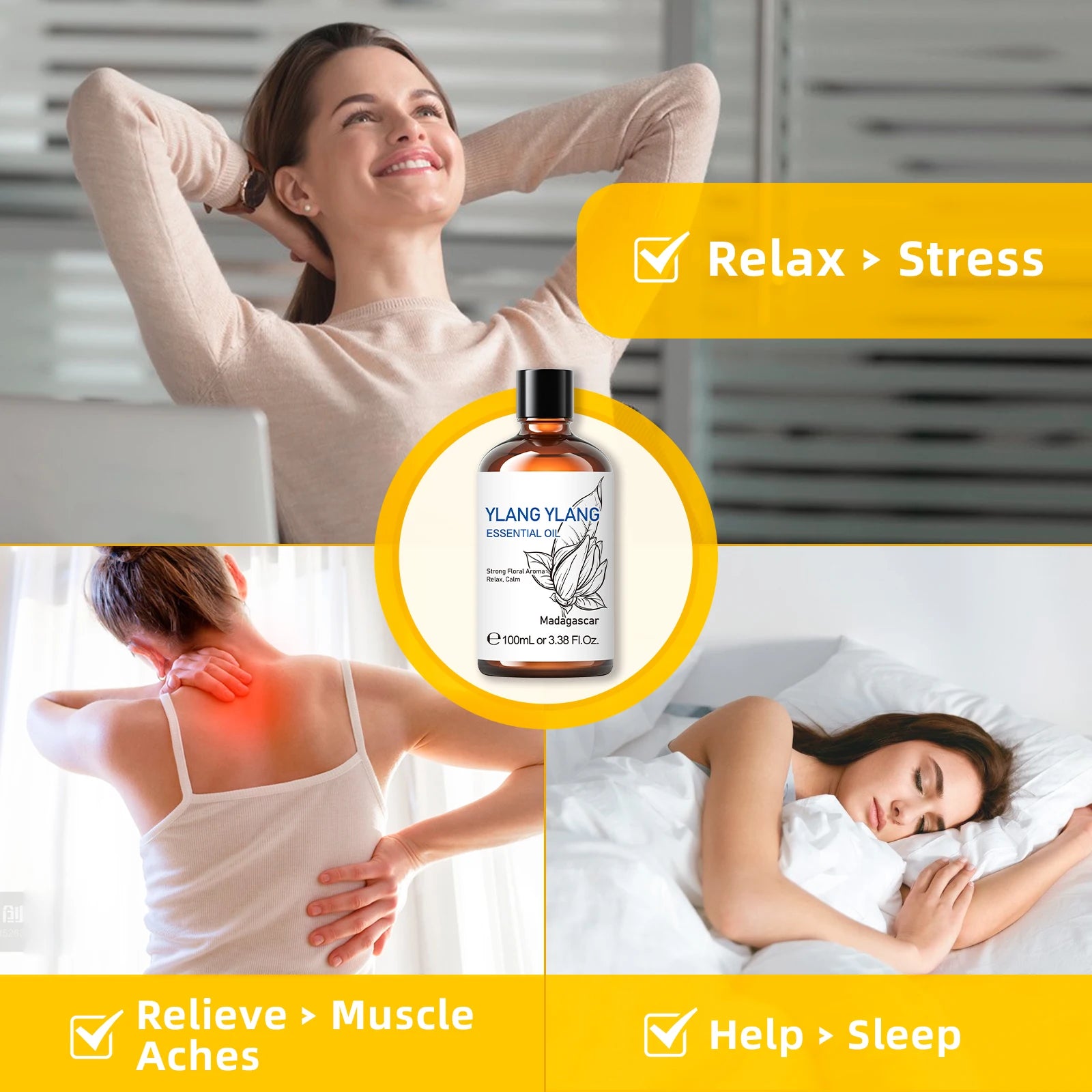 100ML  Essential Oils for Diffuser/Humidifier/Massage/Aromatherapy  Aromatic Oil for Candle/Soap Making