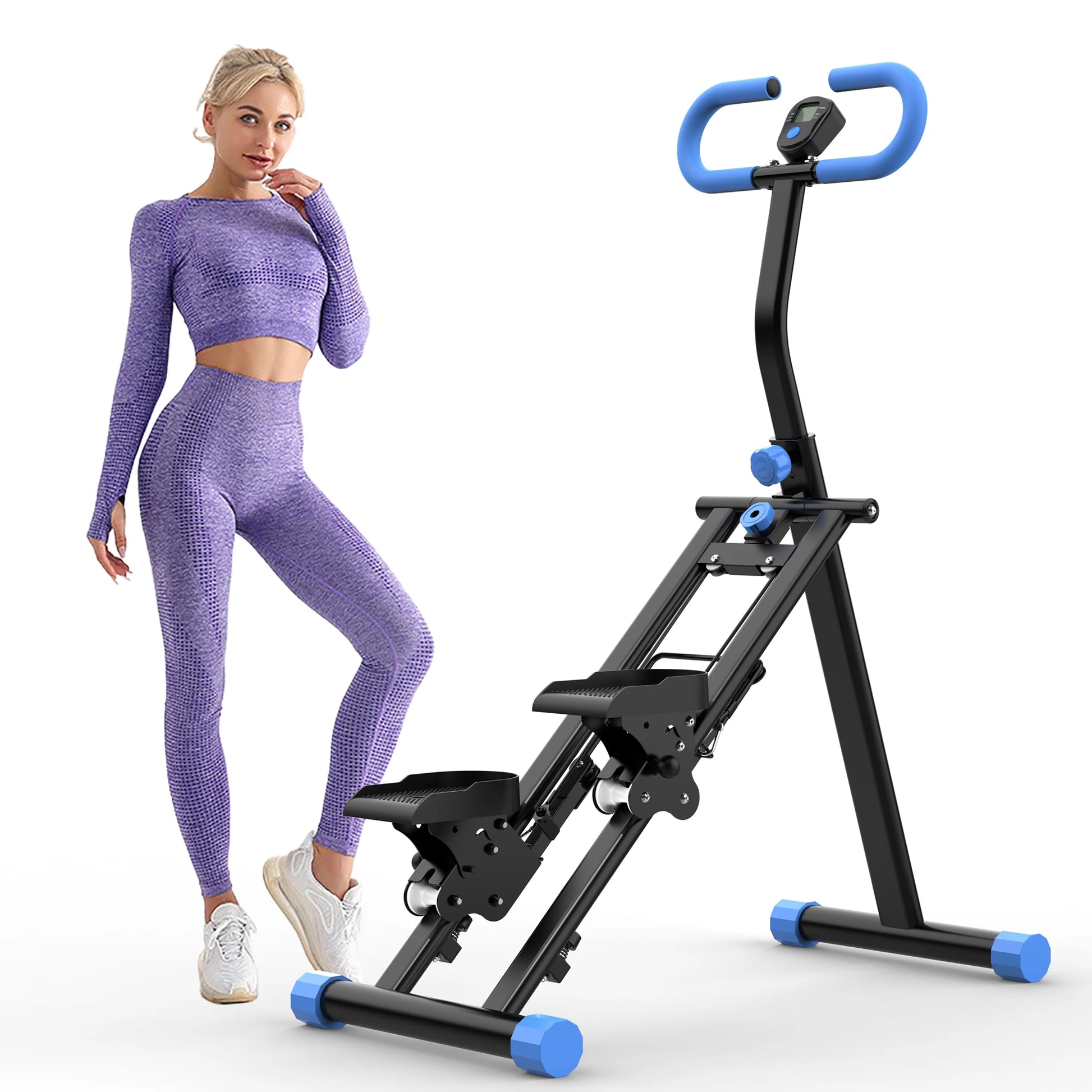 Stair Stepper Climber Machine with Handlebar - Upgrade Vertical Climber Workout Machine for Full-Body Exercise Climber