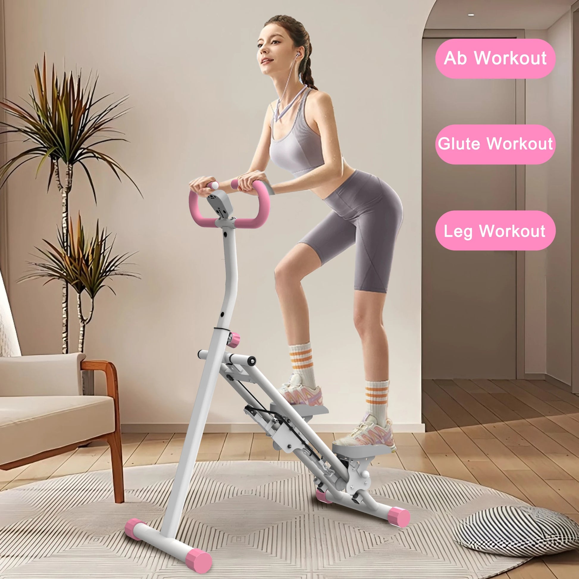Stair Stepper Climber Machine with Handlebar - Upgrade Vertical Climber Workout Machine for Full-Body Exercise Climber
