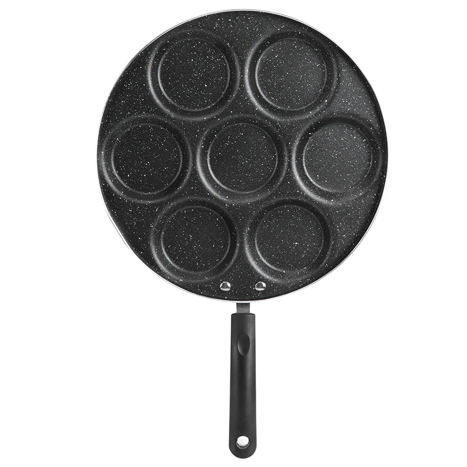 Frying Pan 7 Holes Frying Pan Non Stick Fried Eggs Cooking Pan Burger Mold Household Kitchen Cookware Cooking Pan