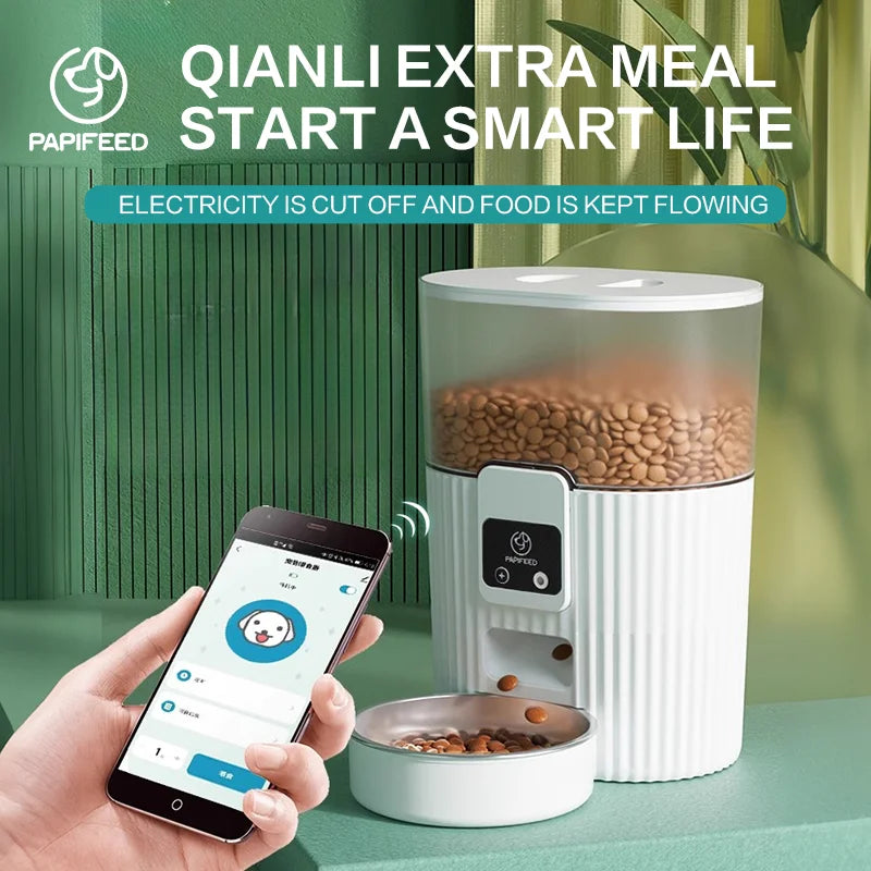 Automatic feeder dog fixed feeding machine cat food dog food wifi remote food dispenser