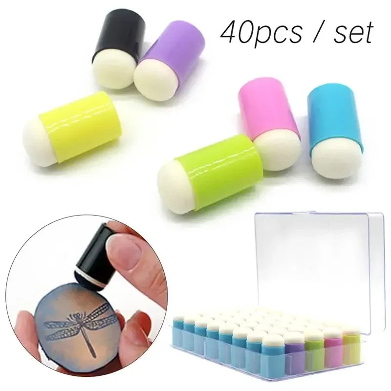 Sponge Daubers Finger Foam Handmade DIY Craft Inking Staining Painting Tool Scrapbooking Painting Set 2021 New