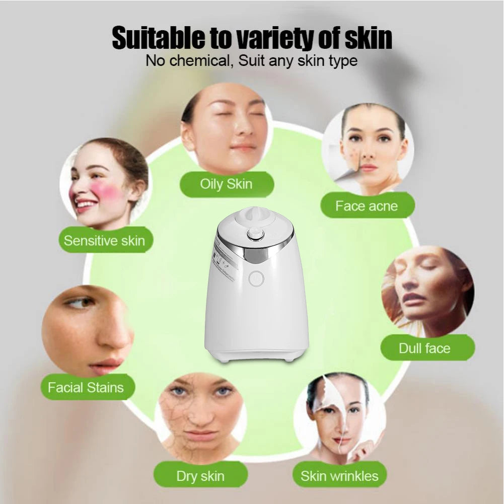 Vegetable Mask Machine Automatic Facial Mask Maker DIY Natural Fruit Vegetable Collagen Face Mask Machine Automatic Mask Maker