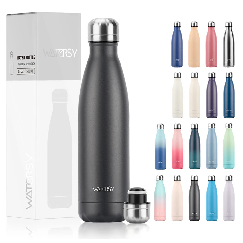 500ml Stainless Steel Water Bottle Insulated Vacuum Flask