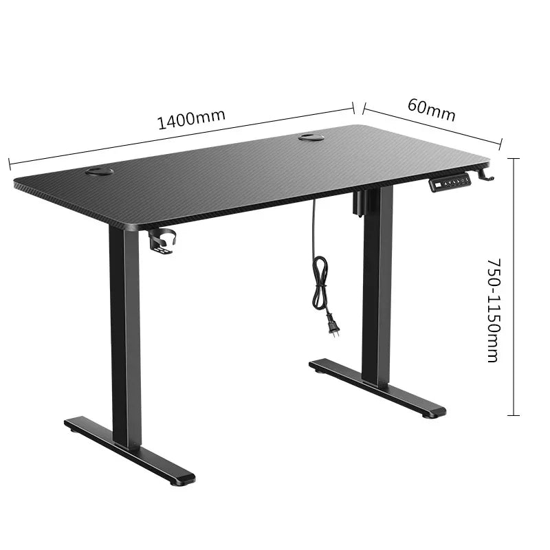 Adjustable Desk  Electric  Computer Table Modern Lift Motorized Gaming Desktop Home Office Desks