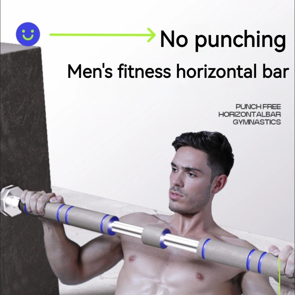 Heavy Duty Pull Up Bar Doorway Mounted Adjustable Non-Slip for Home Gym Strength Training Men Women Fitness