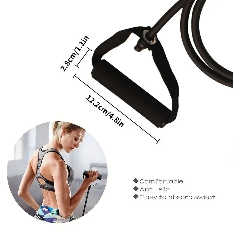 Resistance Bands With Handles, Workout Bands With Handles For Men Women, Strength Training At Home
