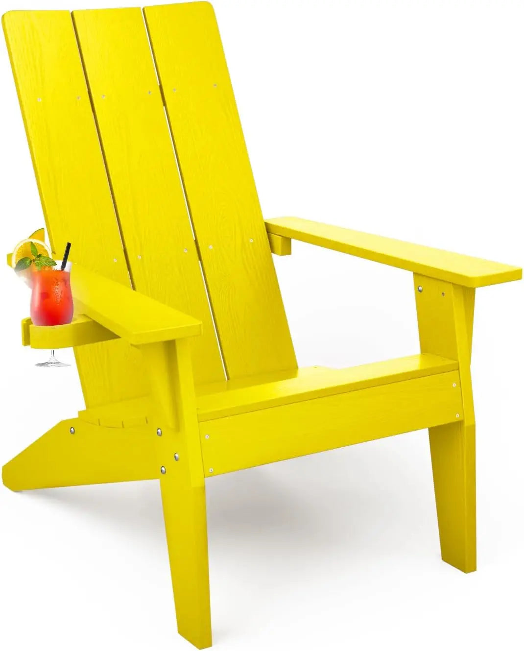 Adirondack Chair Set of 2: Modern Adirondack Chairs Fire Pit Chairs Plastic Outdoor Chairs for Lawn Backyard Deck Garden Camping