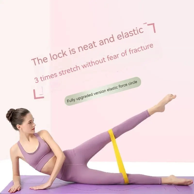 Fitness with Latex Resistance Mini  Stretch Band