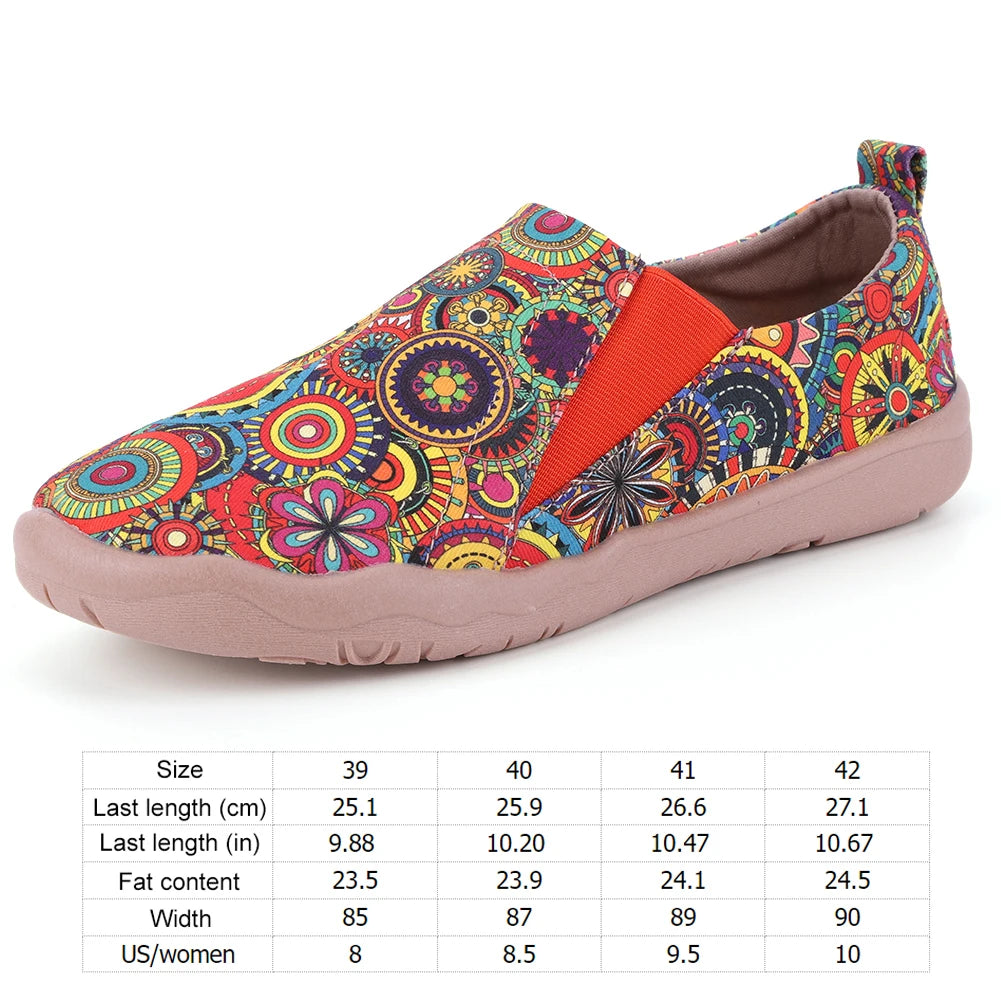 Women Loafers Casual Travel Shoes Anti Slip Slip On Flats Breathable Lightweight Walking Loafers Comfortable for Outdoor Travel
