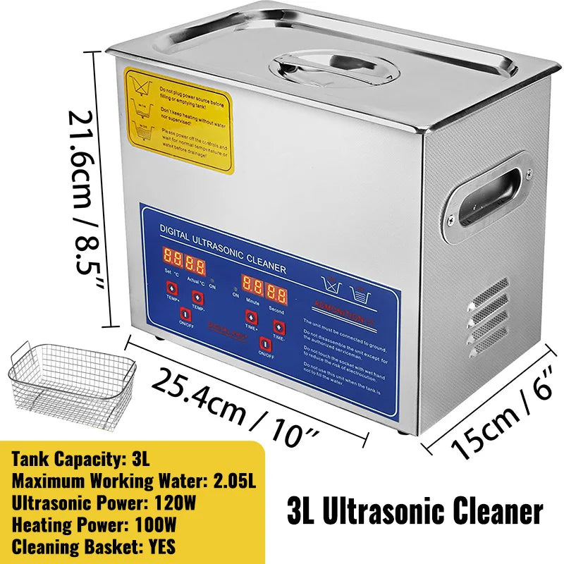 Ultrasonic Cleaner Lave-Dishes Portable Washing Machine Ultrasound Home Clean Appliances