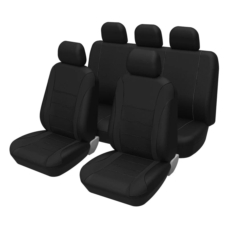 5PCS Car Seat Covers Set Universal Fit Most Car Covers Stain Resistant Fashion Seat Covers Protecting Seats