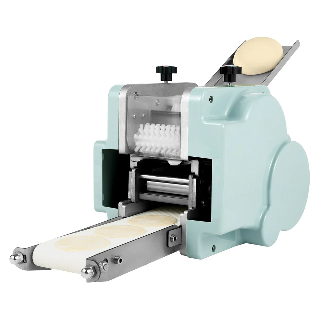110V 140W Dumpling Machine Restaurant Automatic Wonton Dough Processing Machine with Circular Mold 50-60 Piece/Min for Kitchen