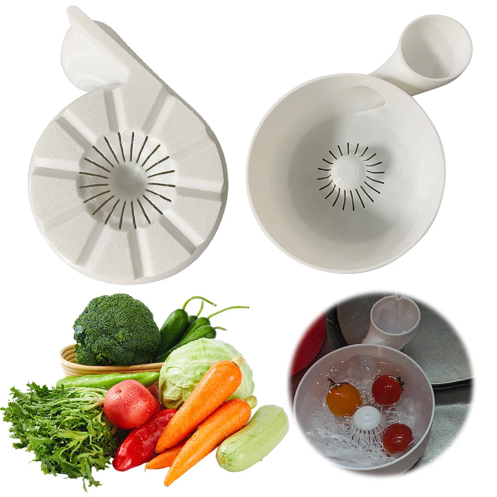 Food Washing Spinner Automatic Vegetable and Fruit Washer Fruit and Vegetable Washing Basket for Home Kitchen Meal Prep