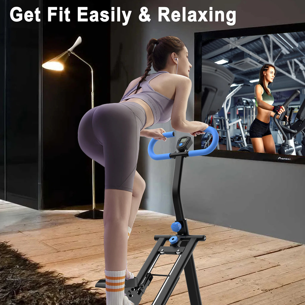 Stair Stepper Climber Machine with Handlebar - Upgrade Vertical Climber Workout Machine for Full-Body Exercise Climber