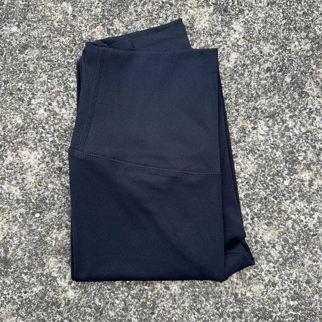 Solid Color Back Waist Pocket High Waist Yoga Legging Women Sport Cropped Pants Butter Athletic Gym Comprehensive Training Jog