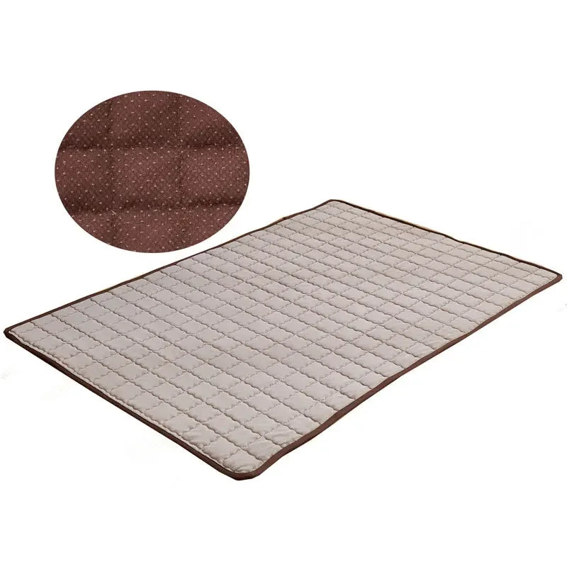 Pet Cooling Mat Dog Cat Sleeping Pad Cool Ice Silk Moisture-proof Mattress Cushion Summer Small Animal Cold Bed 5 sizes