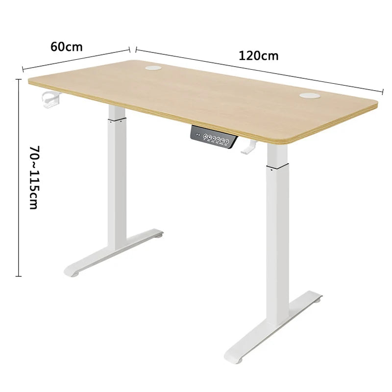 Adjustable Desk  Electric  Computer Table Modern Lift Motorized Gaming Desktop Home Office Desks