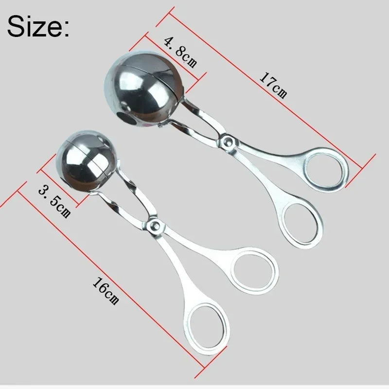 Stainless Steel Meatball Maker Clip Fish Ball Rice Ball Making Mold Form Tool Kitchen Accessories Gadgets cuisine