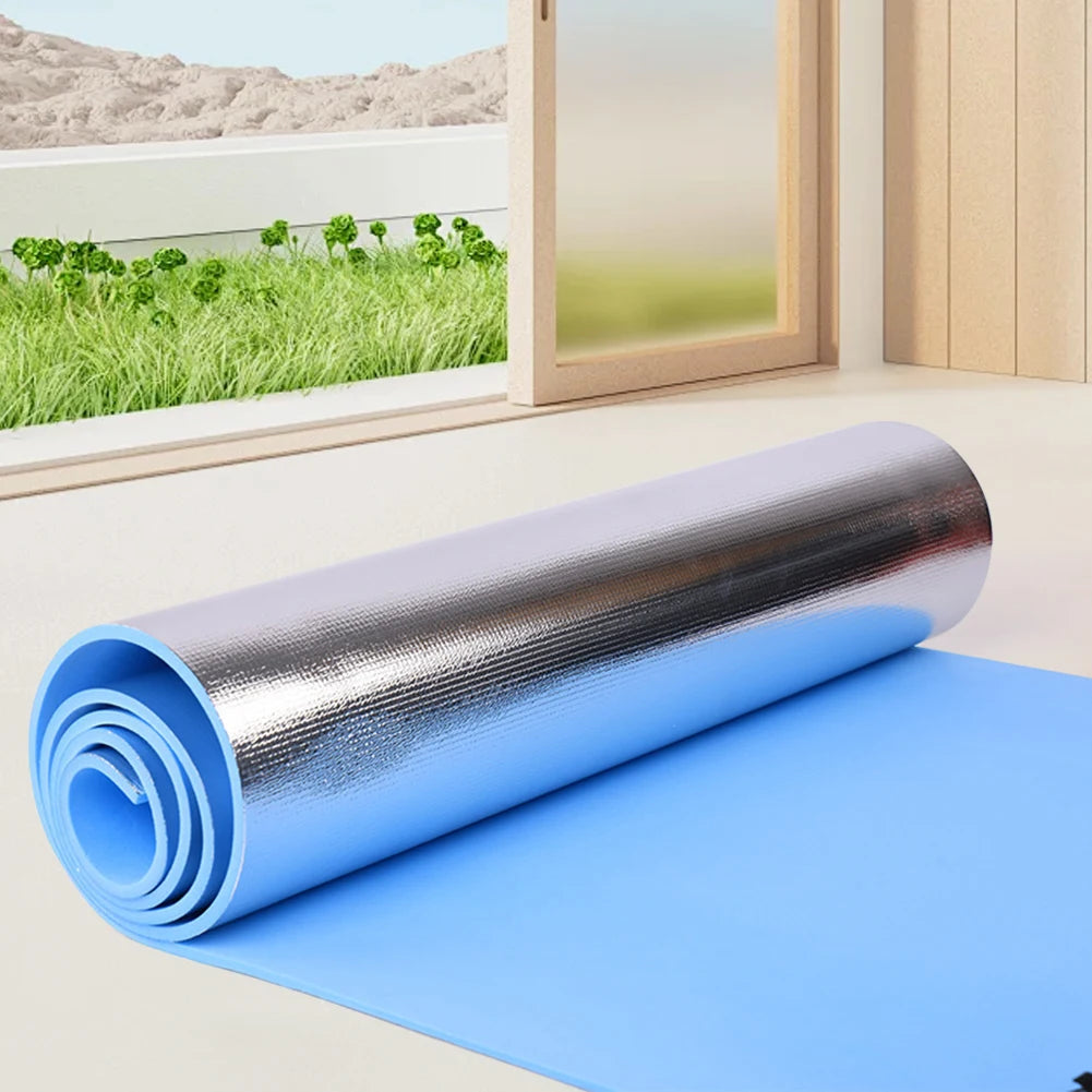 Waterproof Yoga Mat Aluminum Membrane Exercise Mat Thickened Camping Picnic Mat PortableFor Fitness Exercise